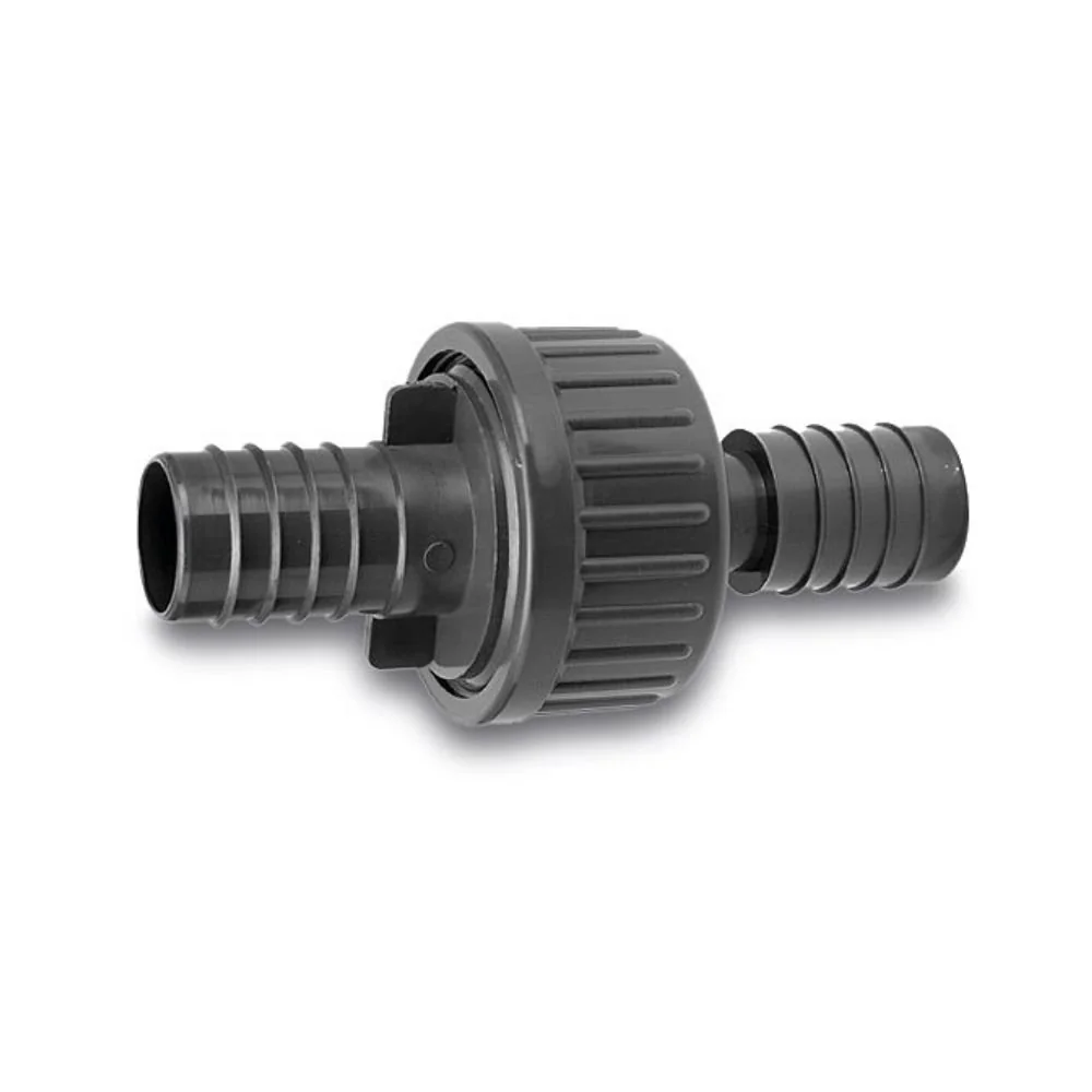 Zawór zwrotny PVC-U 21mm z króćcami do węża ogrodowego