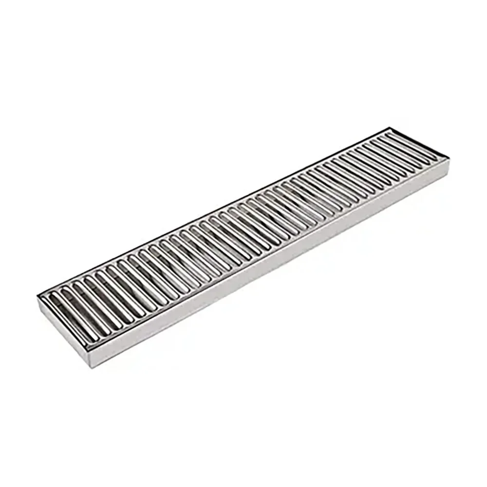 "Tacka ociekowa, ociekacz nablatowy - 490 x 100 mm, długi, stal nierdzewna image"