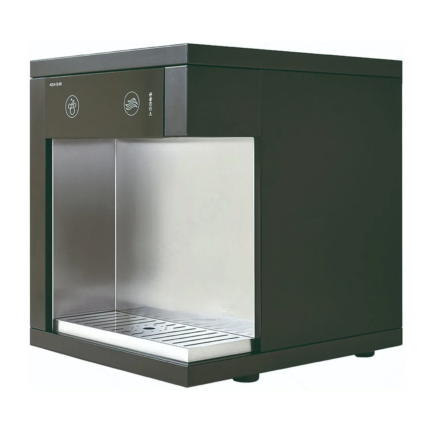 "Dystrybutor wody, automat do wody gazowanej, ekspres do wody gazowanej, saturator do gazowania wody, karbonizator do wody - Aqua Qube CT 30, na stół, czarny image"