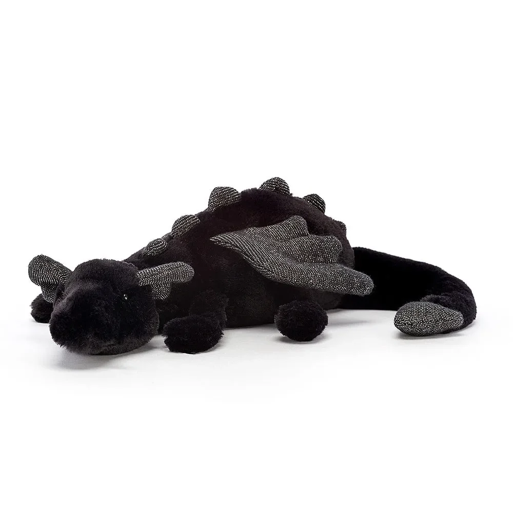 "Jellycat Pluszak, maskotka - Onyx Dragon, Rozmiar: Mały - H8 X W30 CM image"