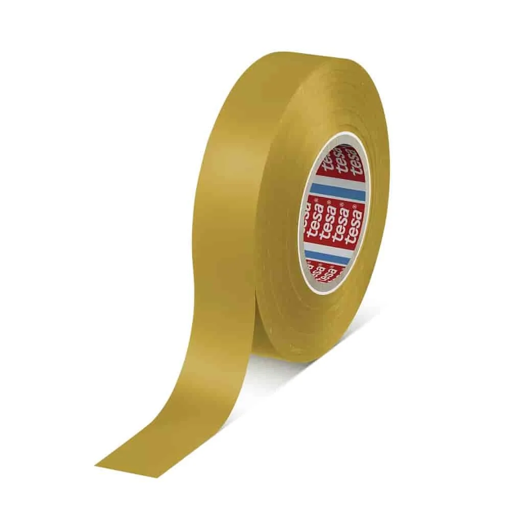 "Żółta Taśma Izolacyjna PCV 19mm x 33m Elektroizolacyjna image"