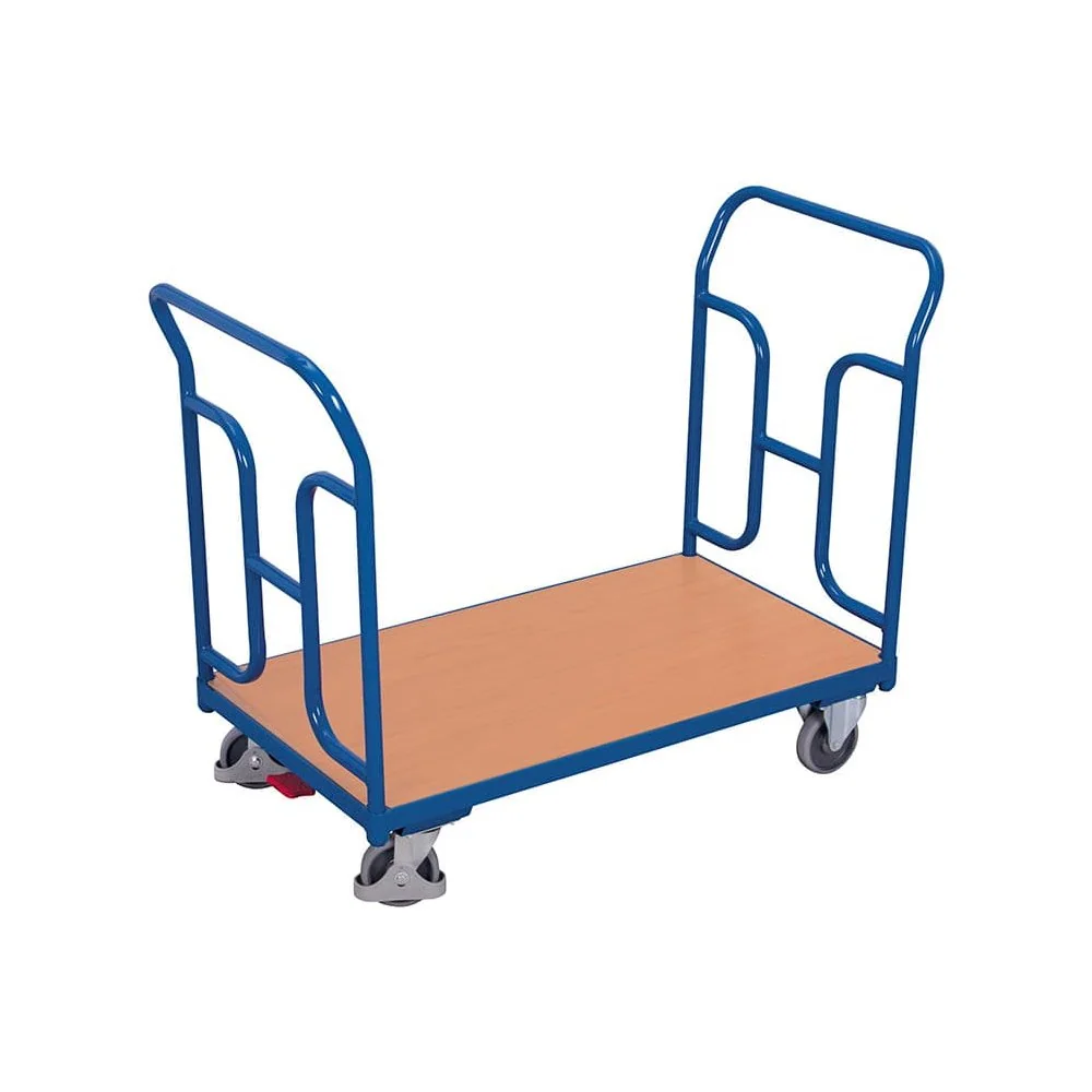 "Wózek transportowy 250 kg, Wózek platformowy z hamulcem EasySTOP image"