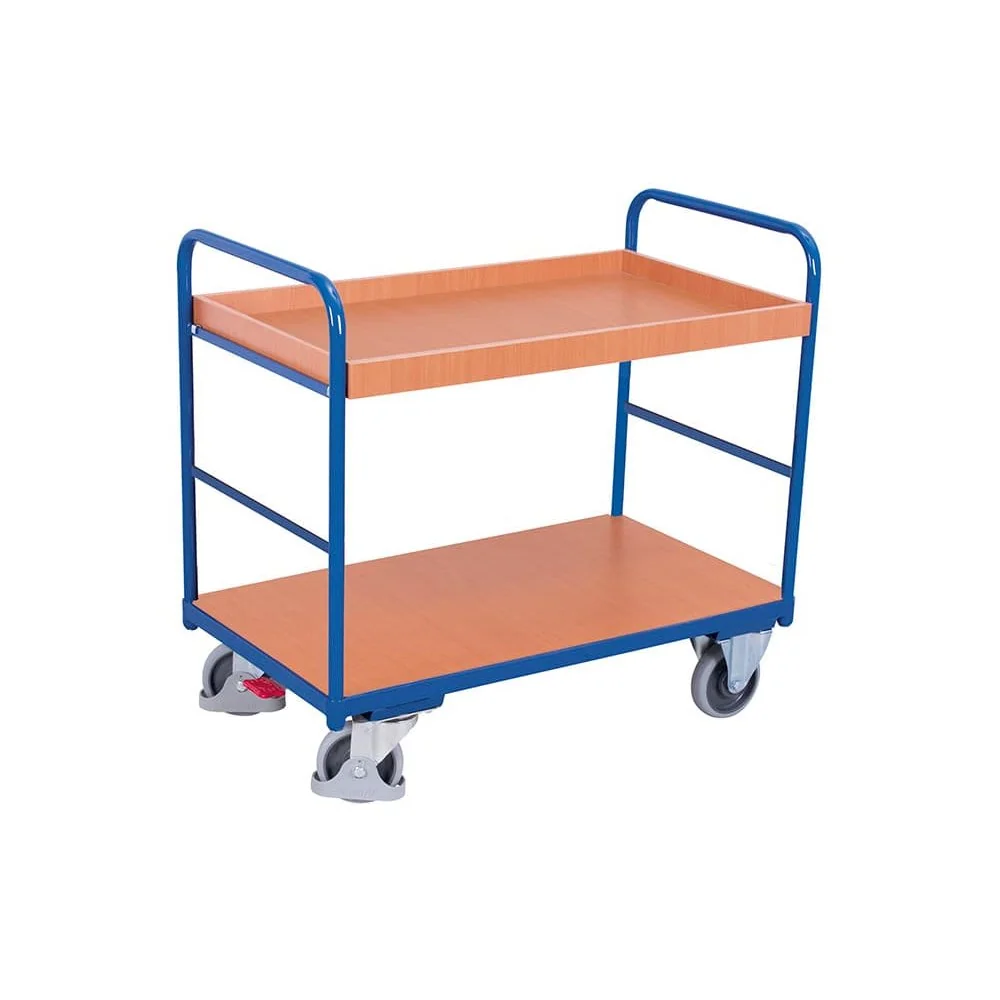 Wózek Platformowy Magazynowy 2-Poziomowy 250 kg