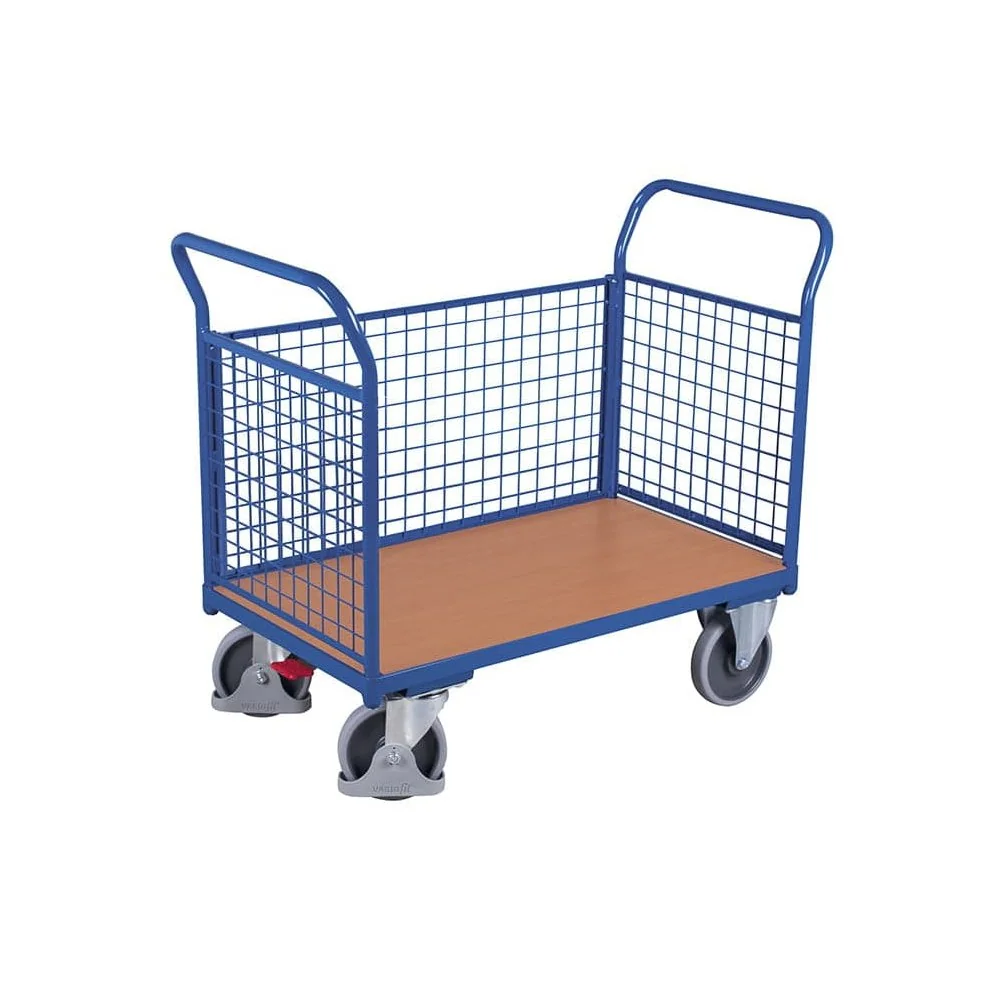 "Wózek z siatki drucianej, Wózek 3-ściankowy 500 kg, EasySTOP XL image"