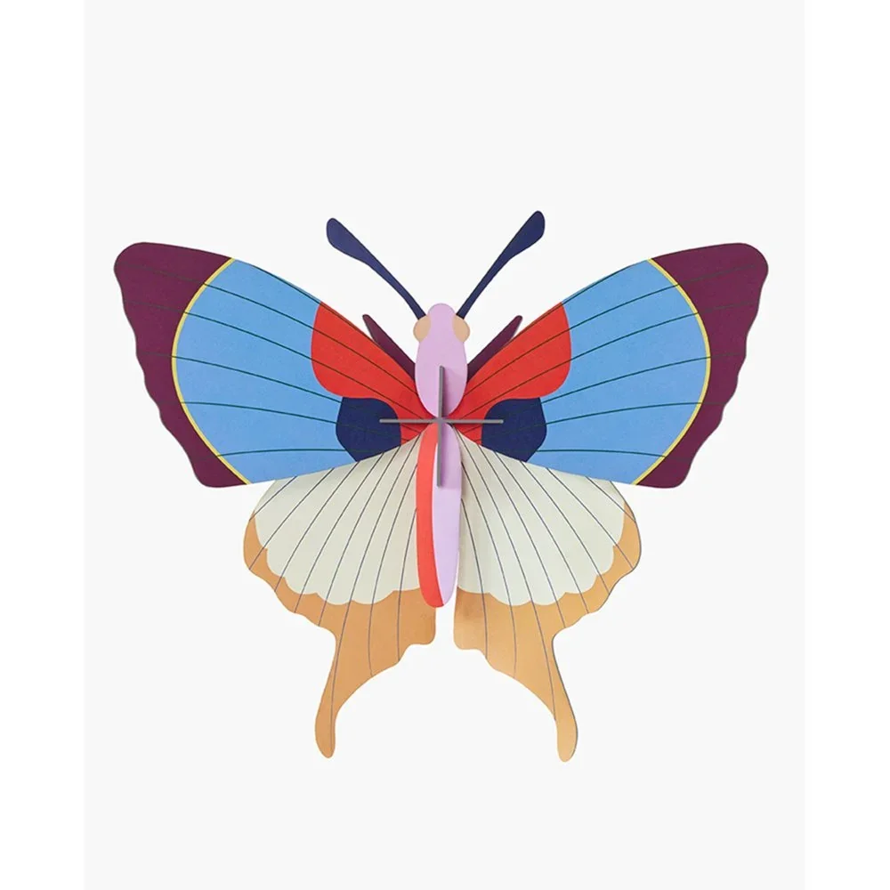 "studio ROOF 3D motyl niebieski karton image"