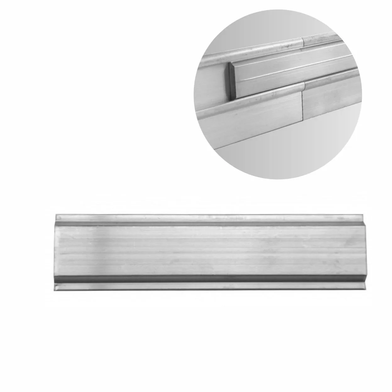 "Ultra wytrzymałe złącze aluminiowe dla AF-64/51/38 | Obrzeże trawnikowe | Palisada ogrodowa image"