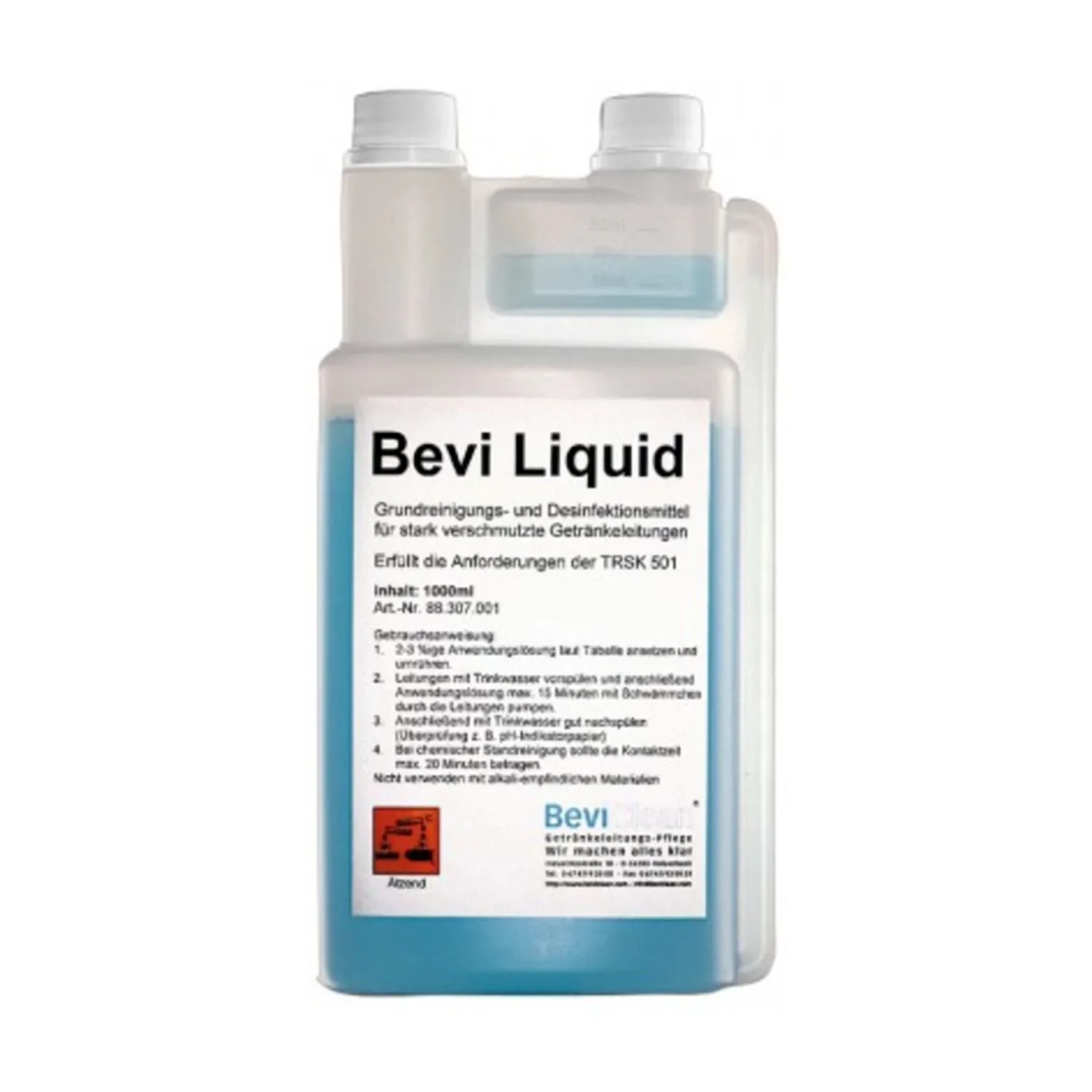 "Bevi Liquid Srodek czyszczacy - Podstawowy detergent, 1 litr image"