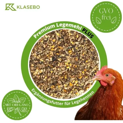 "Karma premium dla kur niosek 25 kg, pasza dla drobiu z oregano image"