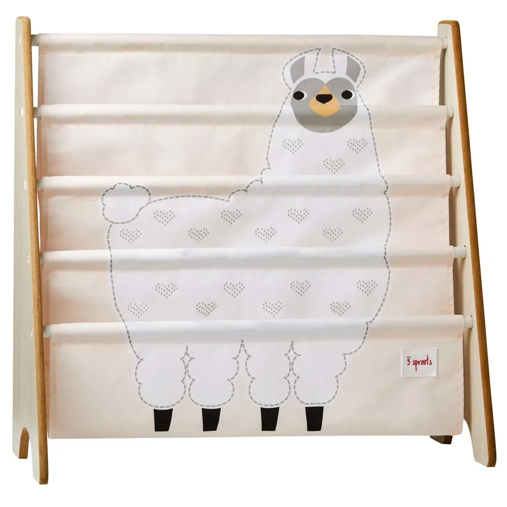"3 Sprouts Bookshelf Llama image"