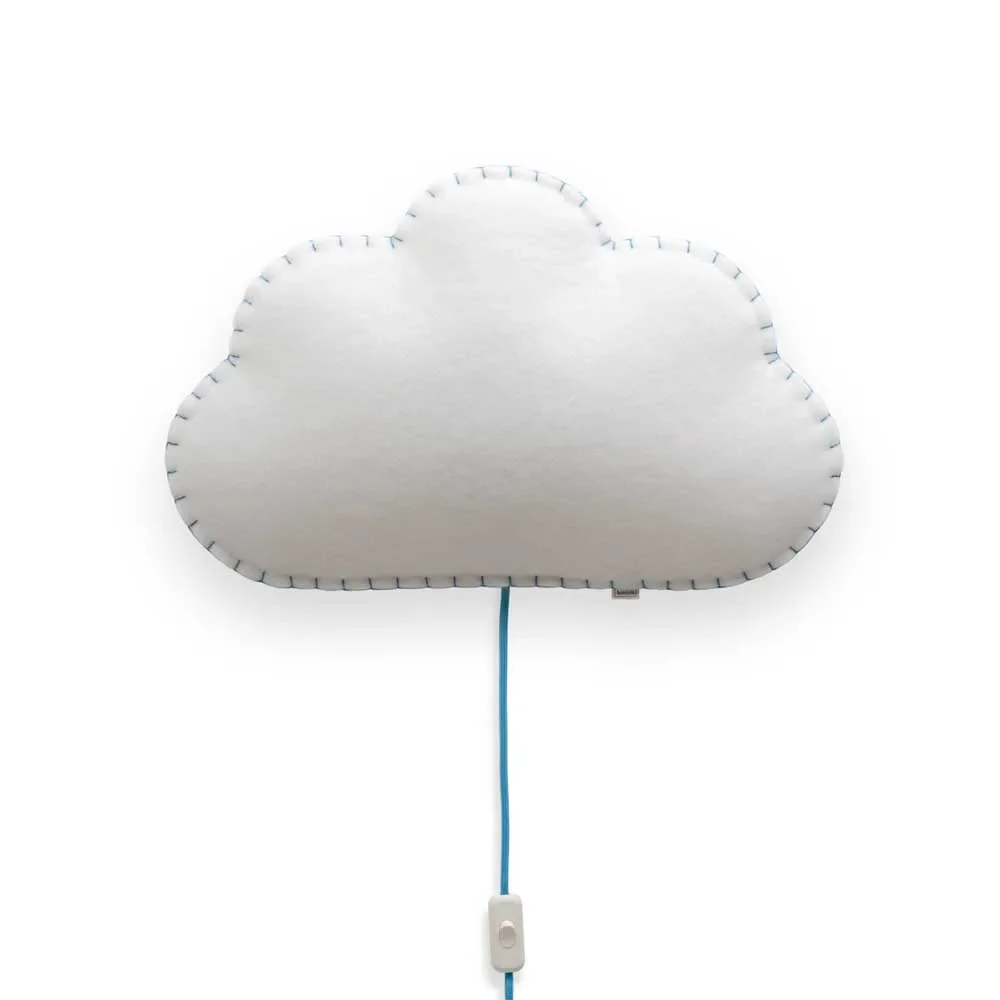 "Buokids Miękka lampka nocna/lampa ścienna Cloud, Kolor szwu: różowy; Wersja: lampa ścienna image"