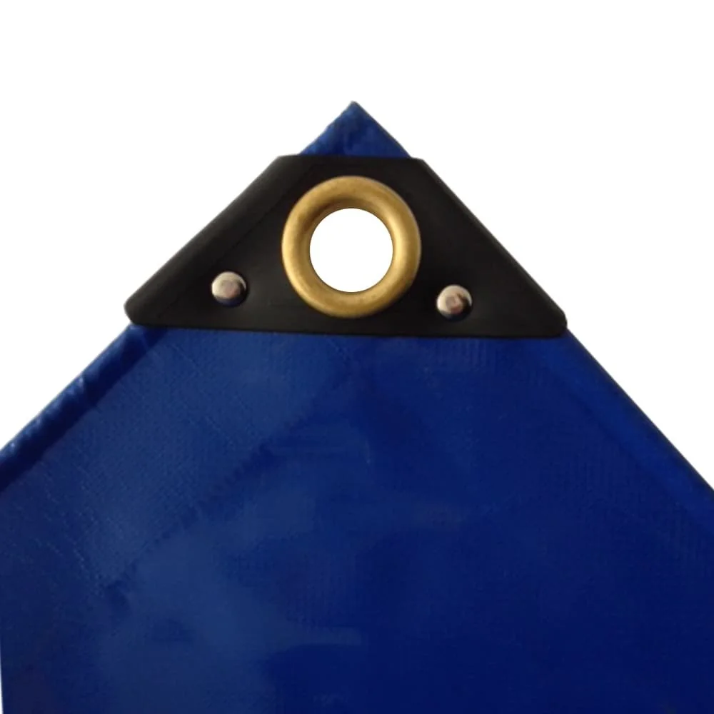 "Plandeka budowlana 650 g/m², 3x5m (15m²), PVC wodoodporna, blau image"