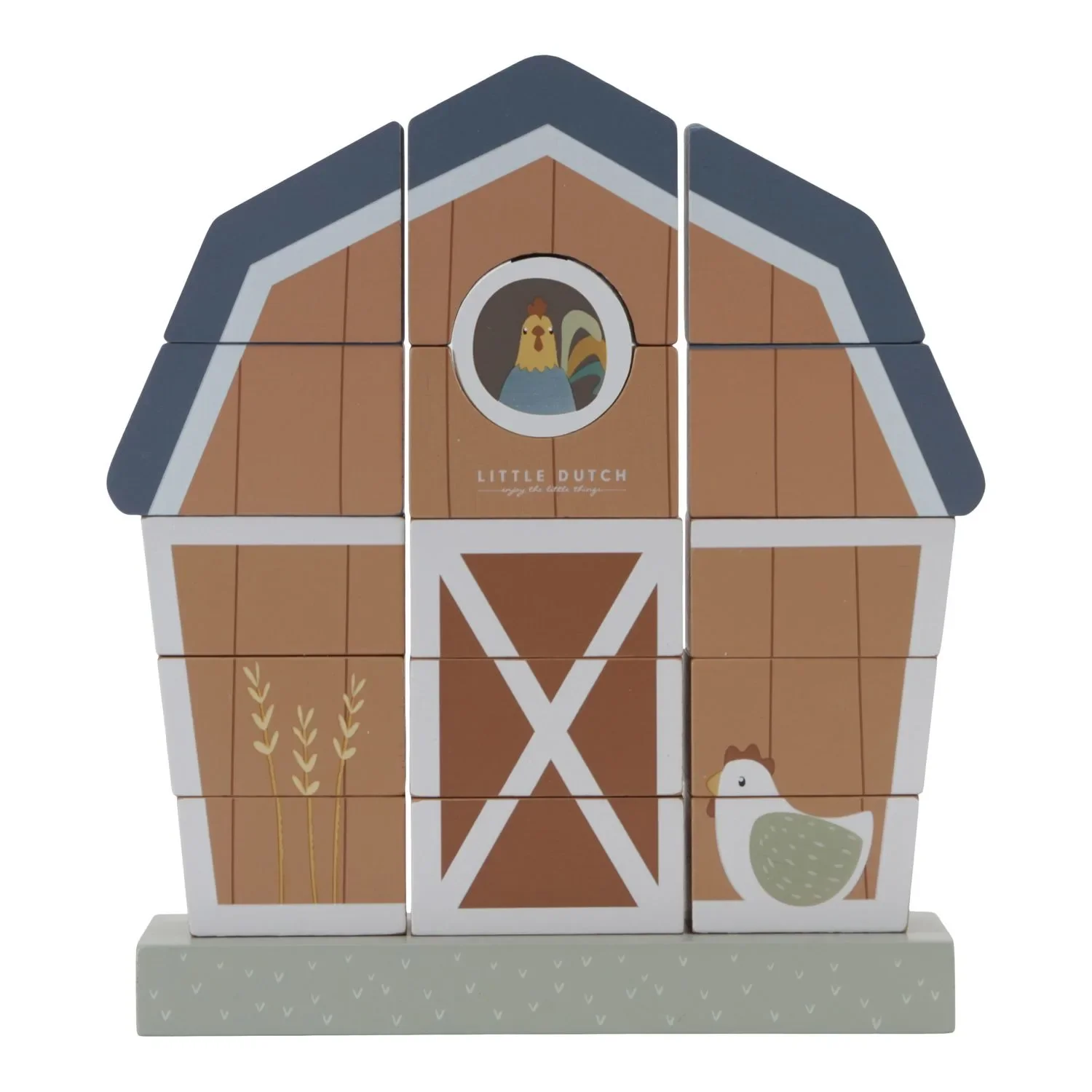 "Little Dutch Gra do układania Dom wiejski Little Farm, 20x5x18,5x5,5 image"