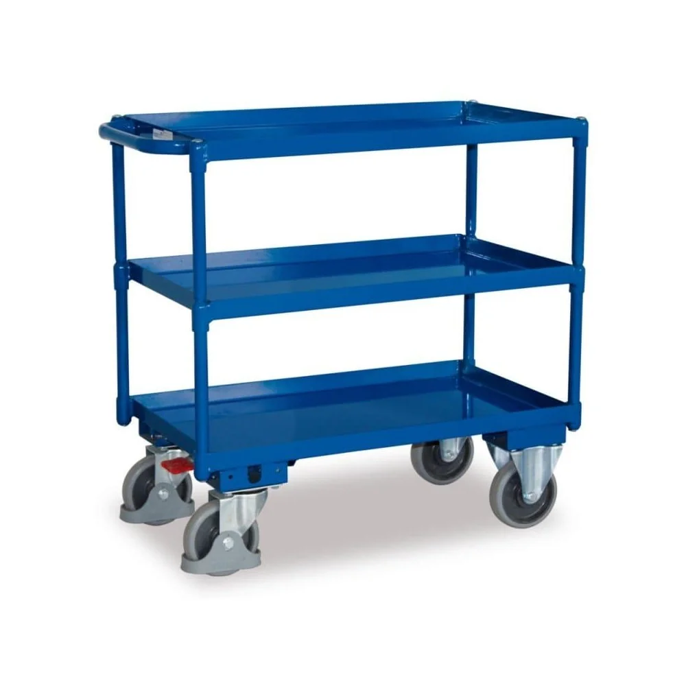 "Wózek warsztatowy 3-poziomowy 400 kg - wózek transportowy, serwisowy image"