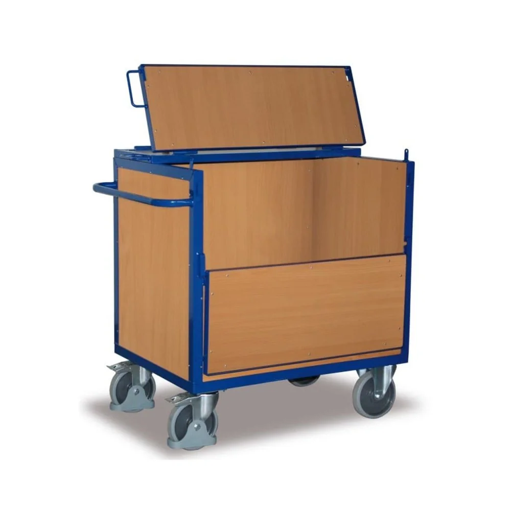 Wózek Skrzyniowy z Pokrywą 500kg | Wózek Transportowy i Warsztatowy