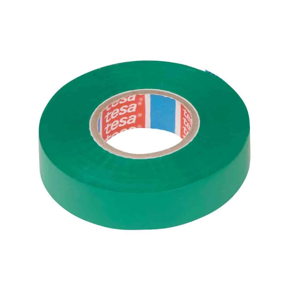Taśma izolacyjna PVC zielona 19mm x 33m Elektroizolacyjna
