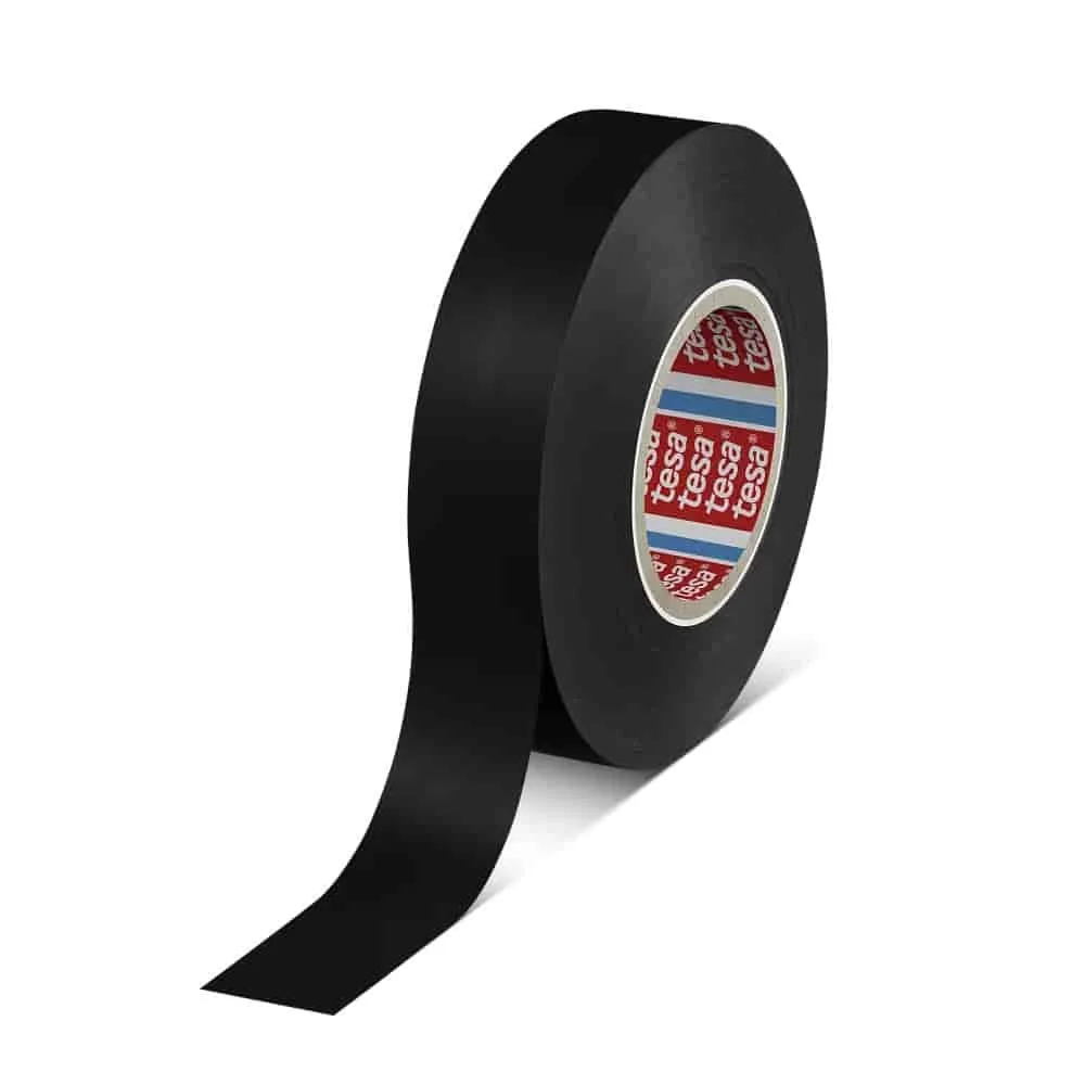 "tesa tesaflex Taśma izolacyjna 4163 PVC 19 mm x 33 m (czarna) image"