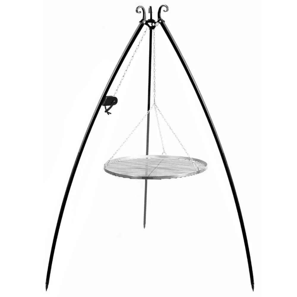 Schwenkgrill Set mit Handkurbel