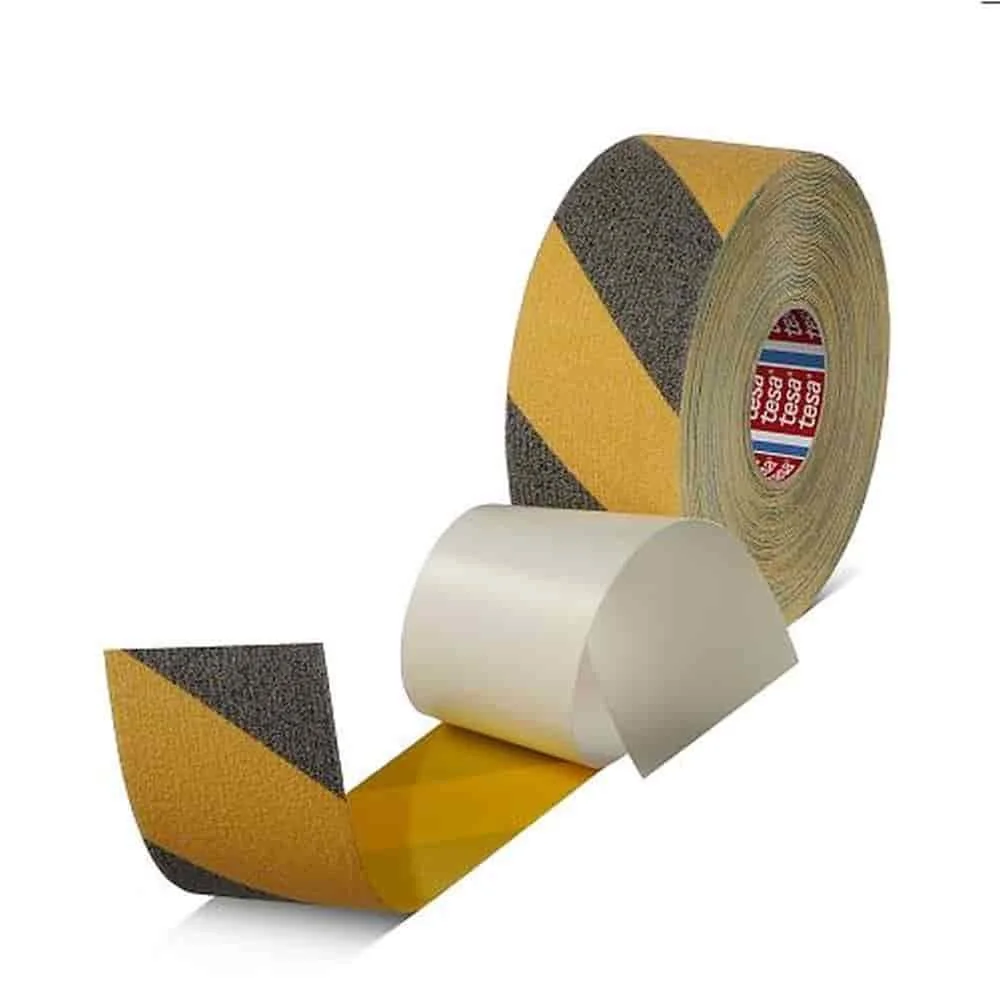"Taśma Antypoślizgowa PVC Czarno-Żółta, 50mm x 15m image"