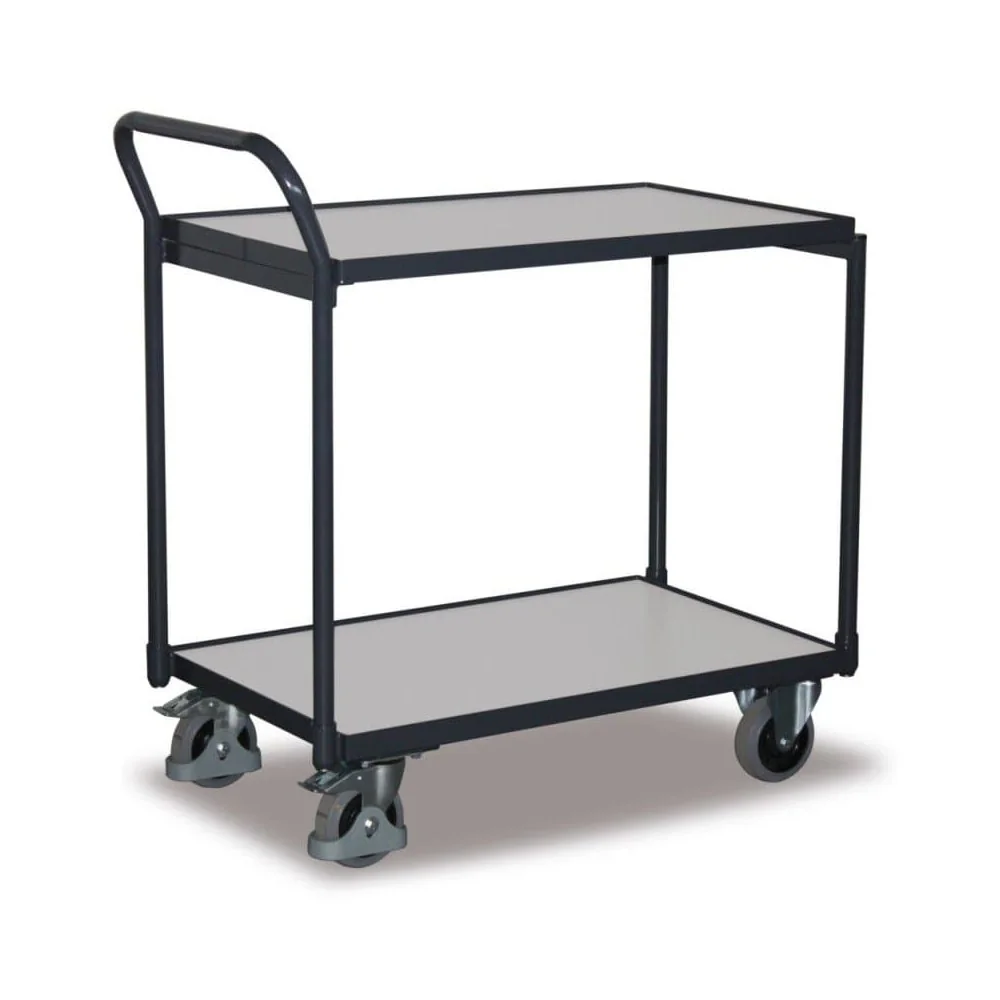 ESD Tischwagen Werkstattwagen, 2 Ladeflächen, EasySTOP, 250kg Traglast