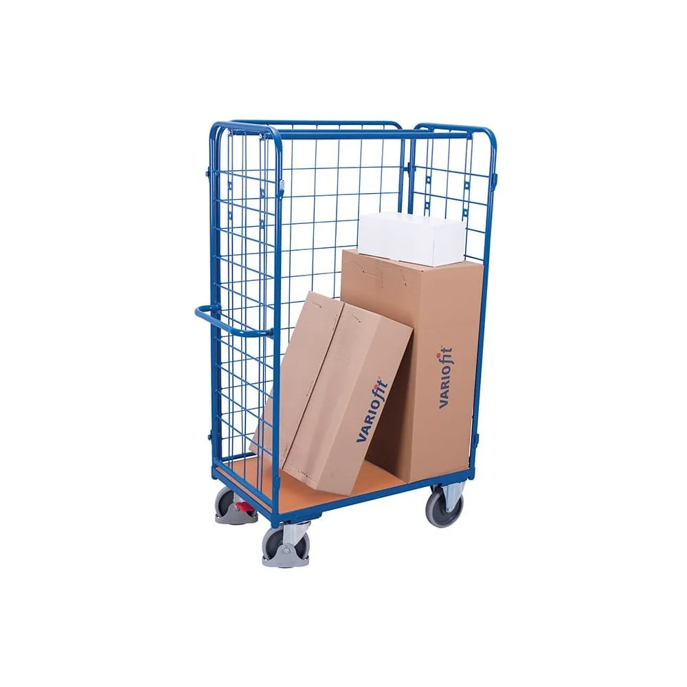 "Wózek transportowy trójścienny, wózek magazynowy Boni Typ L, 500kg EasySTOP image"