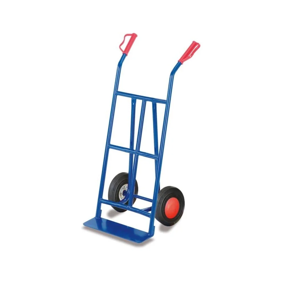 "Stalowy wózek rurowy 200 kg z pełnymi gumowymi oponami 550 x 630 x 1100 mm image"