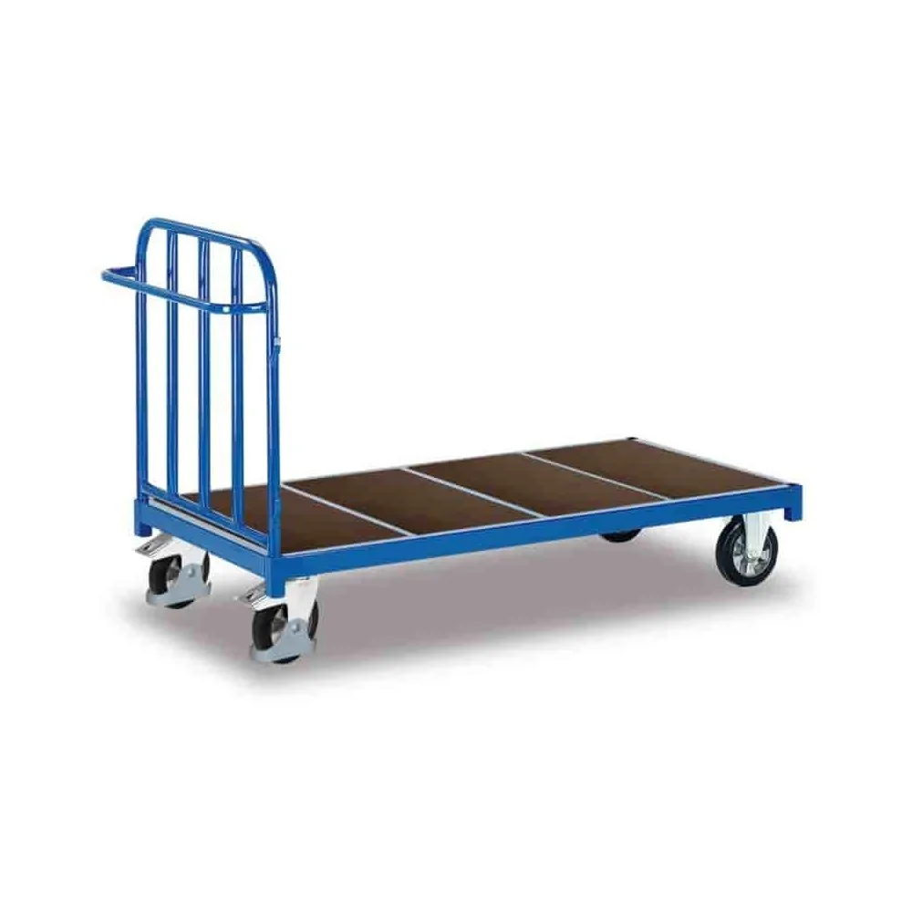 "Wózek transportowy z burtami 1200 kg - wytrzymały wózek platformowy image"