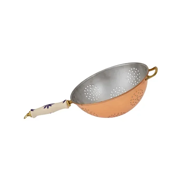 "Durszlak, cedzak - z porcelanową rączką, średnica: 17 cm image"