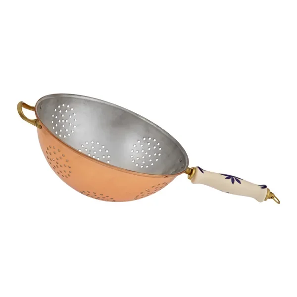 "Durszlak, cedzak - z porcelanową rączką, średnica: 24 cm image"