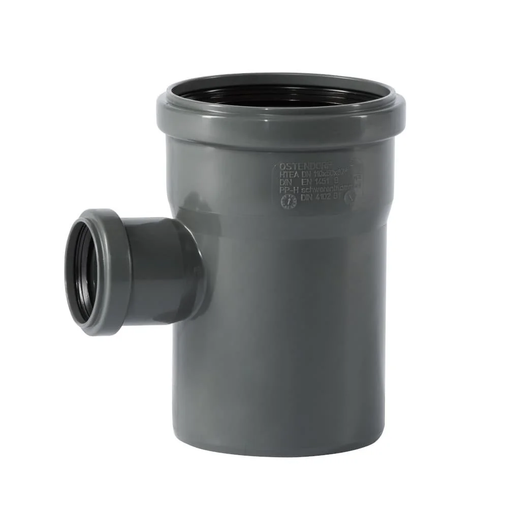 "Trójnik HT 110/50 mm 87 stopni - Rura kanalizacyjna image"
