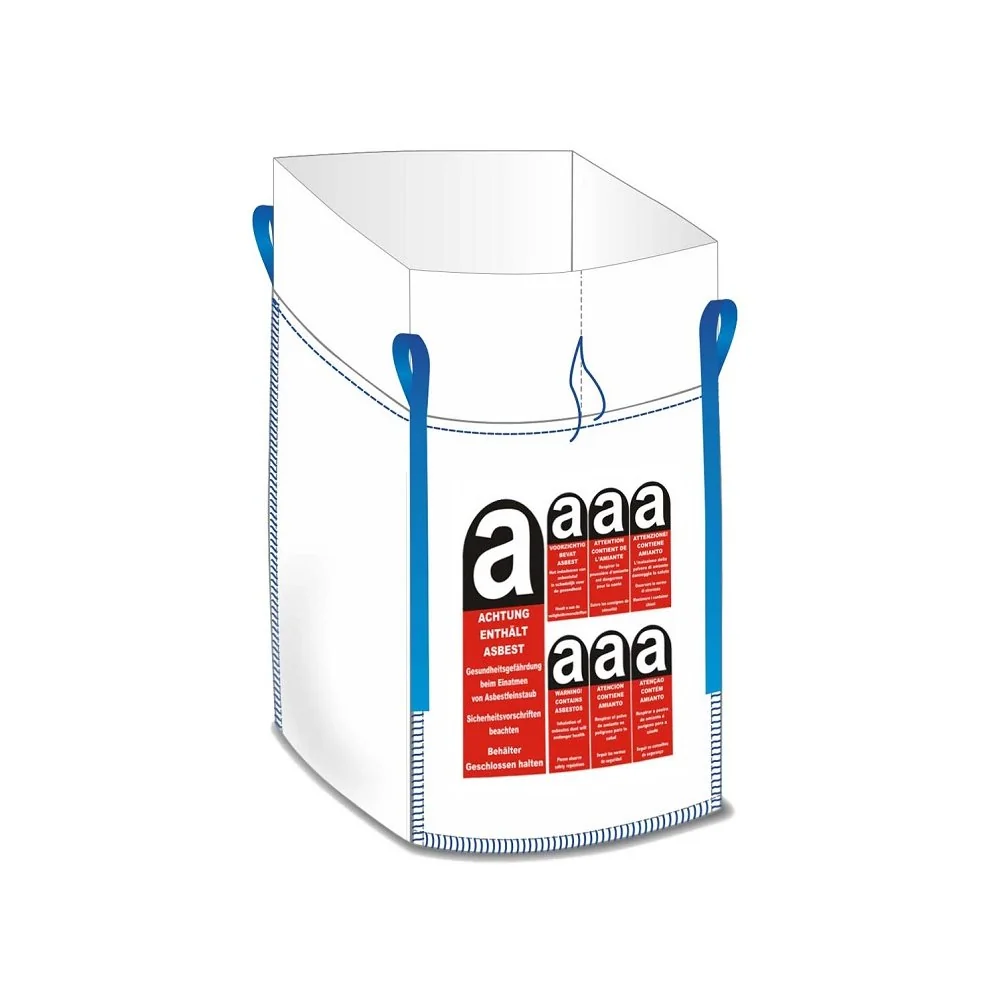 "Big bag na azbest, worek z fartuchem, 1000 kg, 90 x 90 x 110 cm image"