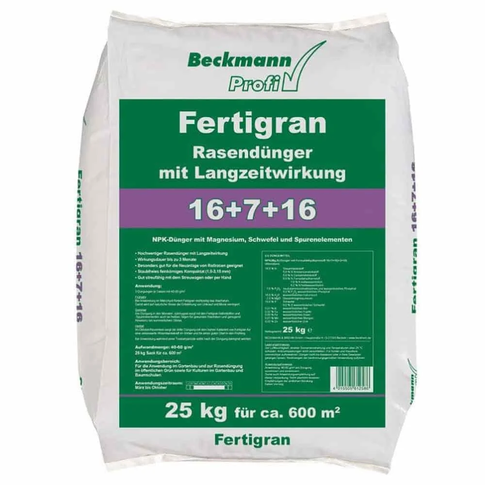 Nawóz do Trawy Długo Działający 25kg, NPK, Mineralny