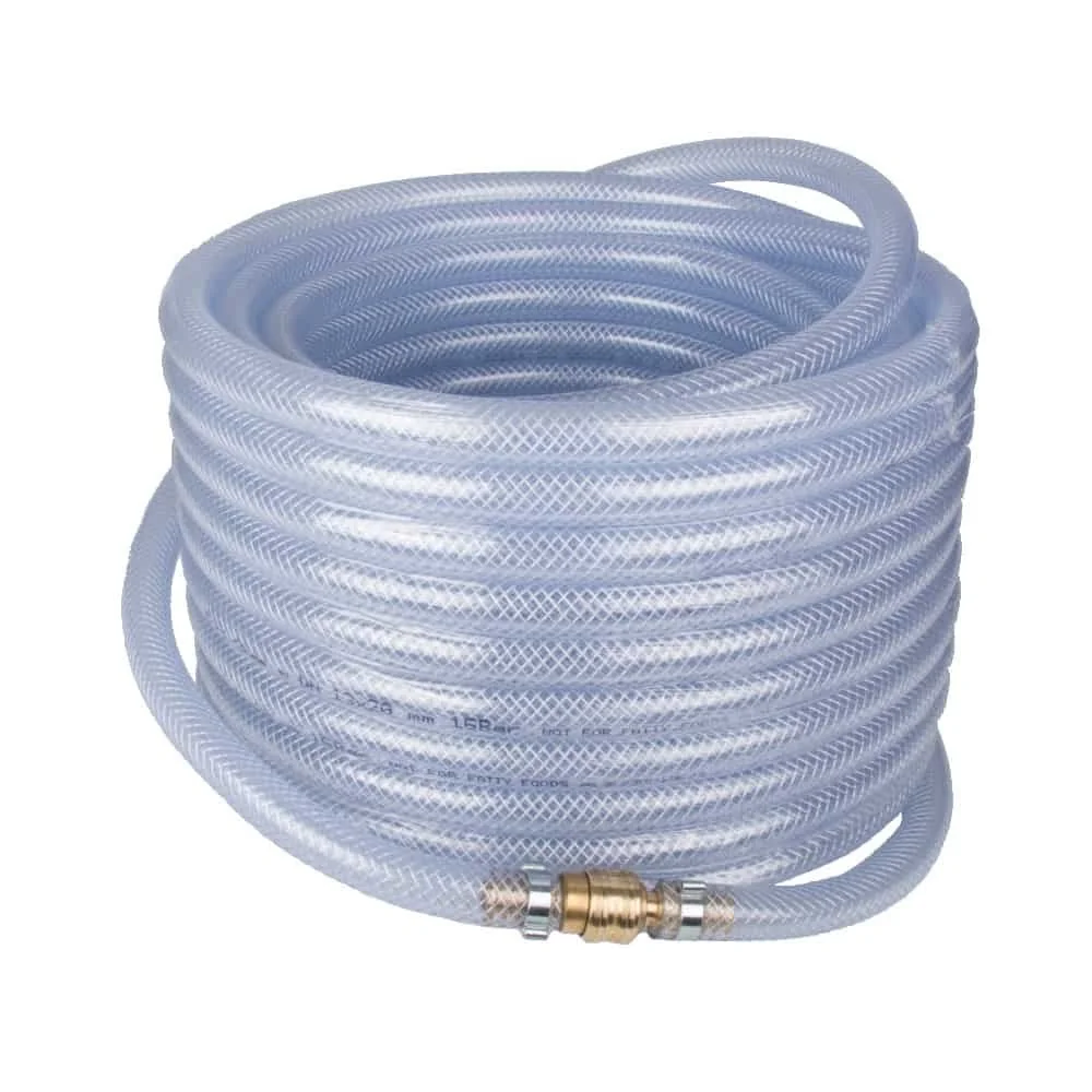 "Wąż Pneumatyczny z Szybkozłączką 13x20mm, 25m - Elastyczny Wąż PVC image"