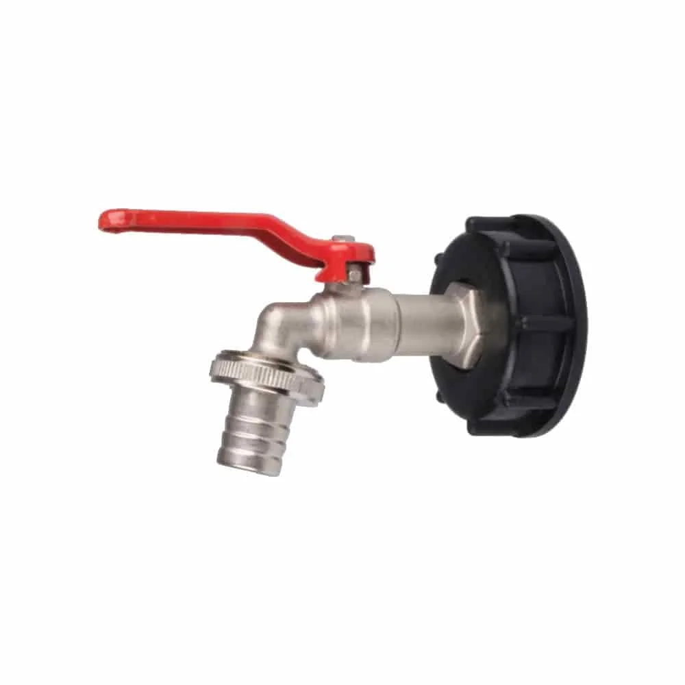 Adapter IBC S60 z Zaworem 3/4 cala, Kran do Zbiornika IBC, Przyłącze