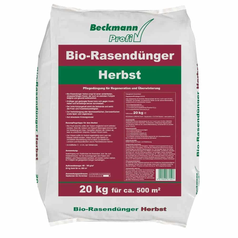 "Nawóz do Trawy Jesienny Bio 20kg, Organiczny, 500m² image"