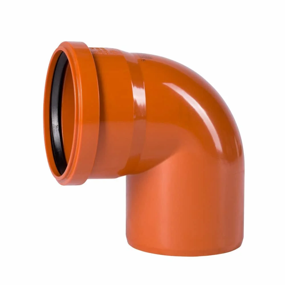 "Kolano kanalizacyjne DN 250, Kolano KG 250, 87 stopni, System kanalizacyjny PVC image"