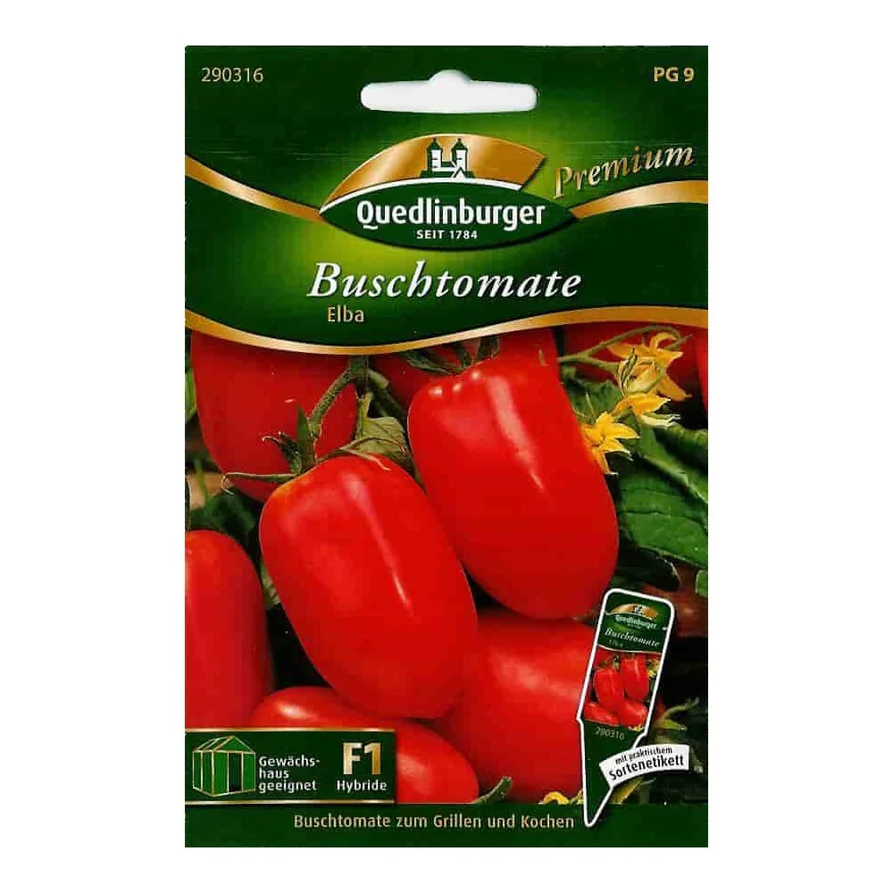 Sadzonki Pomidorów Krzakowych Elba F1 - 10 sztuk, Odporne