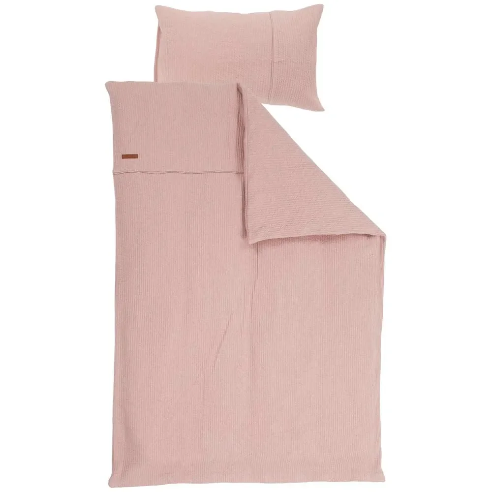 Pościel dziecięca Little Dutch uni pink "Pure Pink" 100 x 135
