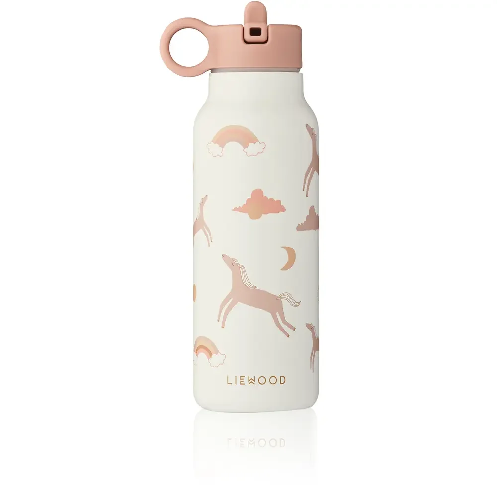 "Liewood Falk Butelka na wodę, bidon dla dzieci - Traum / Ecru, 350 ml image"