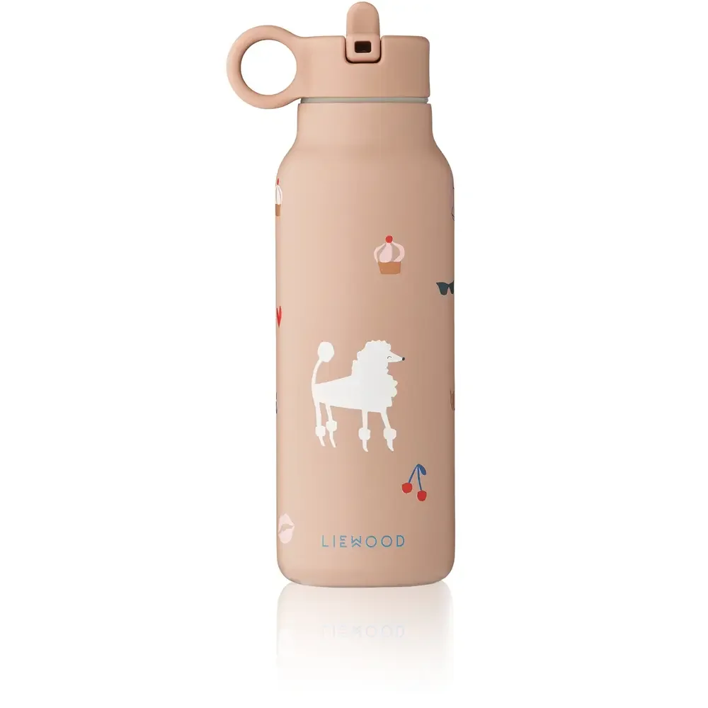 "Liewood Falk dziecięca butelka na wodę - Paryż / Blada Toskania, 350 ml image"