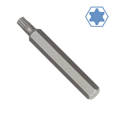 "Bit sześciokątny T30 10mm Hex 75mm Stal S2 - Wytrzymała Końcówka image"