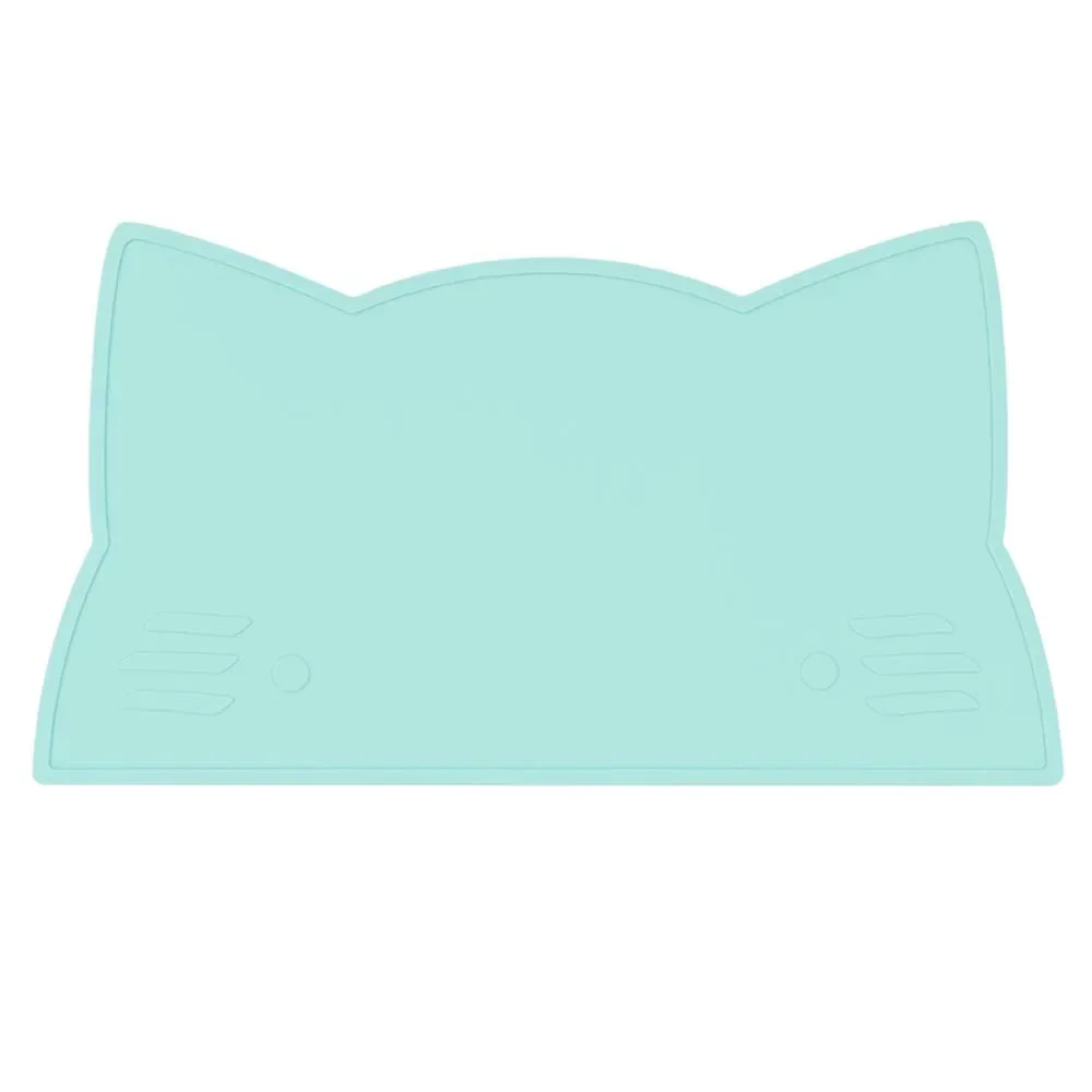 "We Might Be Tiny Kids Placemat Silicone Cat mint image"