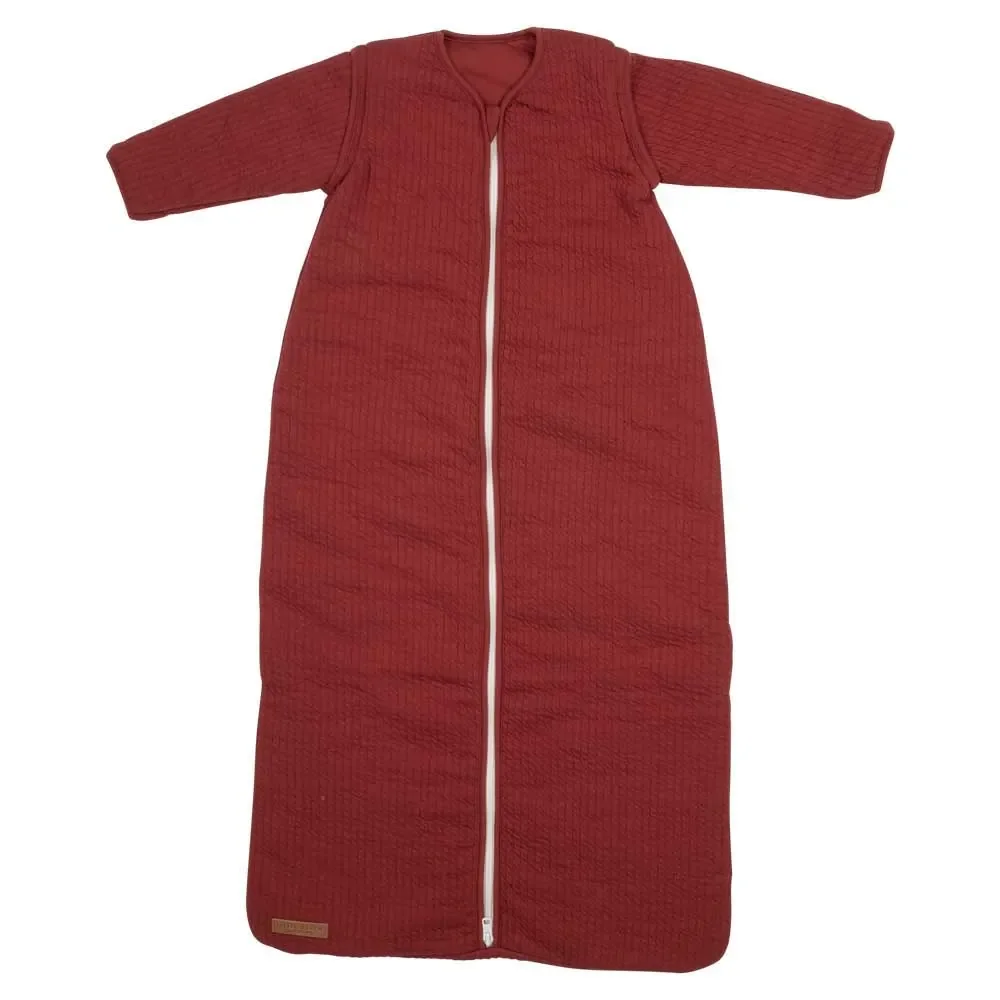 Little Dutch Winter Schlafsack uni rot Pure Red