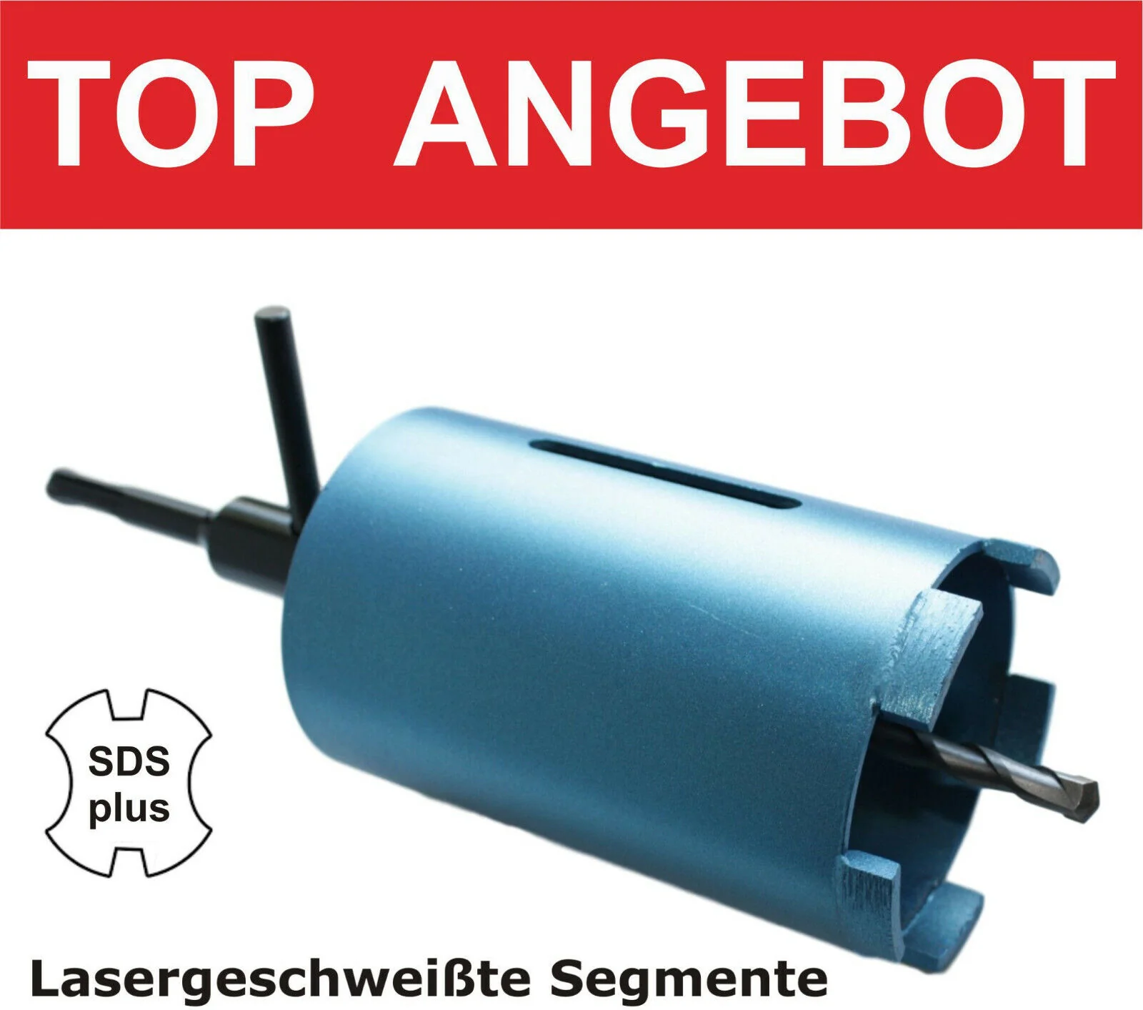"Diamentowa Koronka Wiertnicza 82mm SDS Plus do Muru i Gniazdek image"