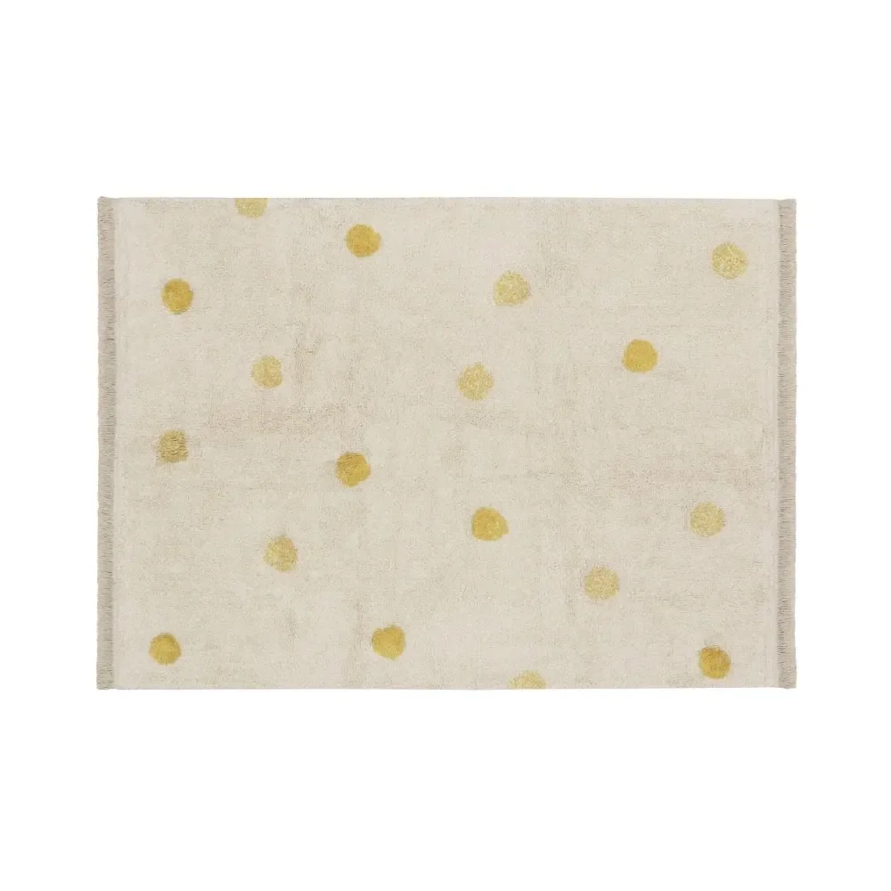 "Lorena Canals dywan zmywalny "Hippy Dots" miód image"