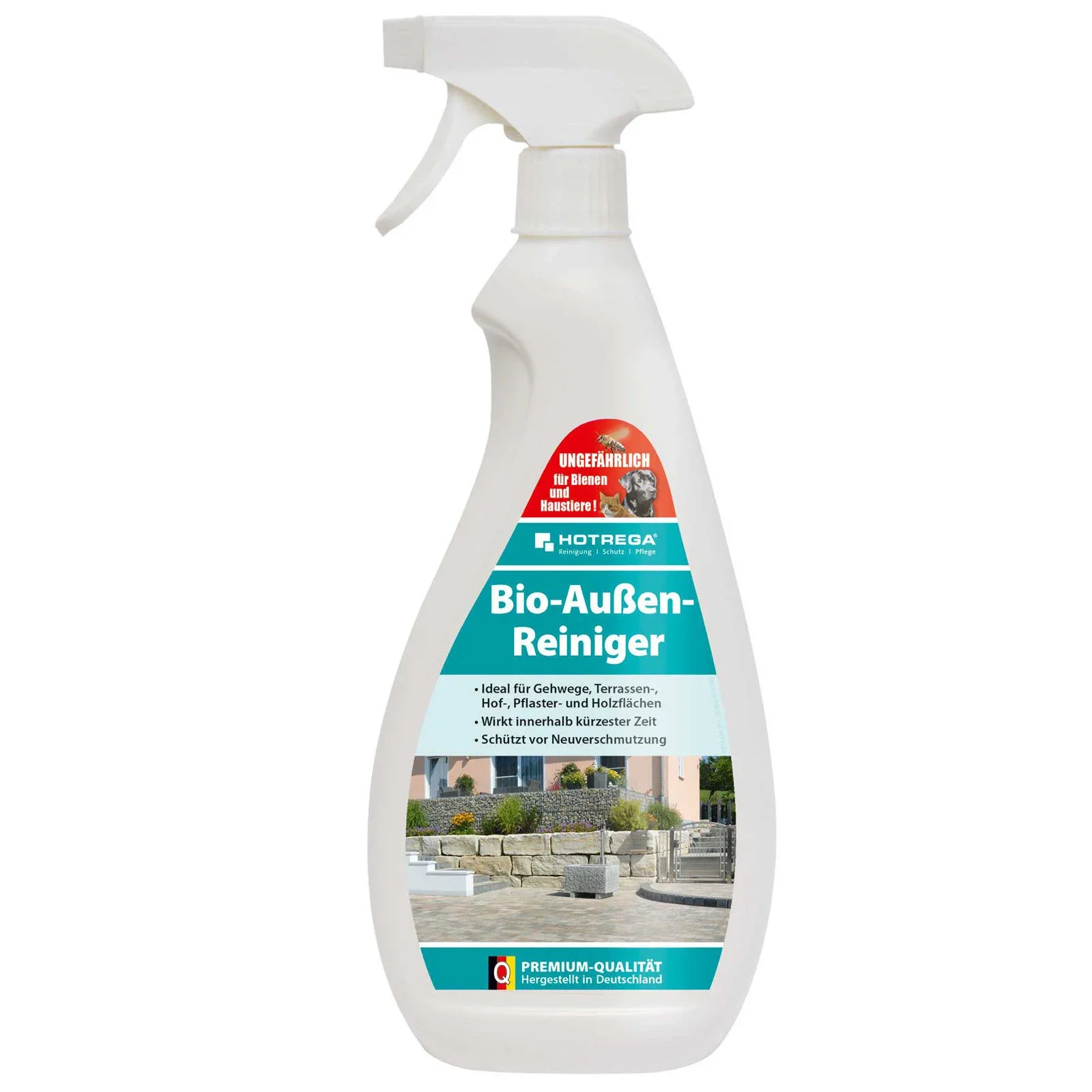Środek do czyszczenia elewacji, płyn do mycia, 750 ml, gotowy do użycia