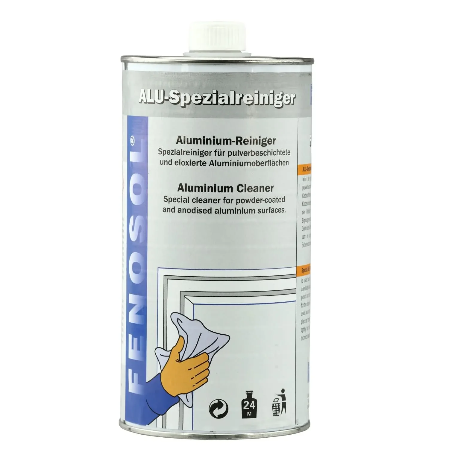 Środek do czyszczenia profili PCV, rozpuszczalnik do PCV, czyszczenie PCV, FENOPLAST Fenosol AL-ELP 1000 ml