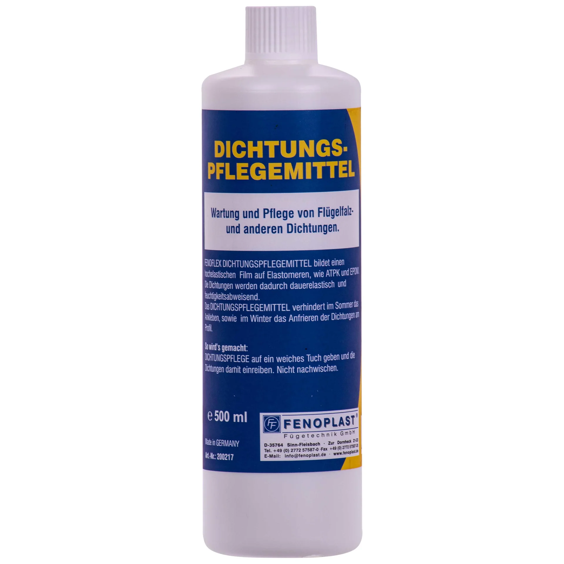 "Uszczelka do okien, konserwacja uszczelek okiennych, środek do uszczelek, 500ml image"