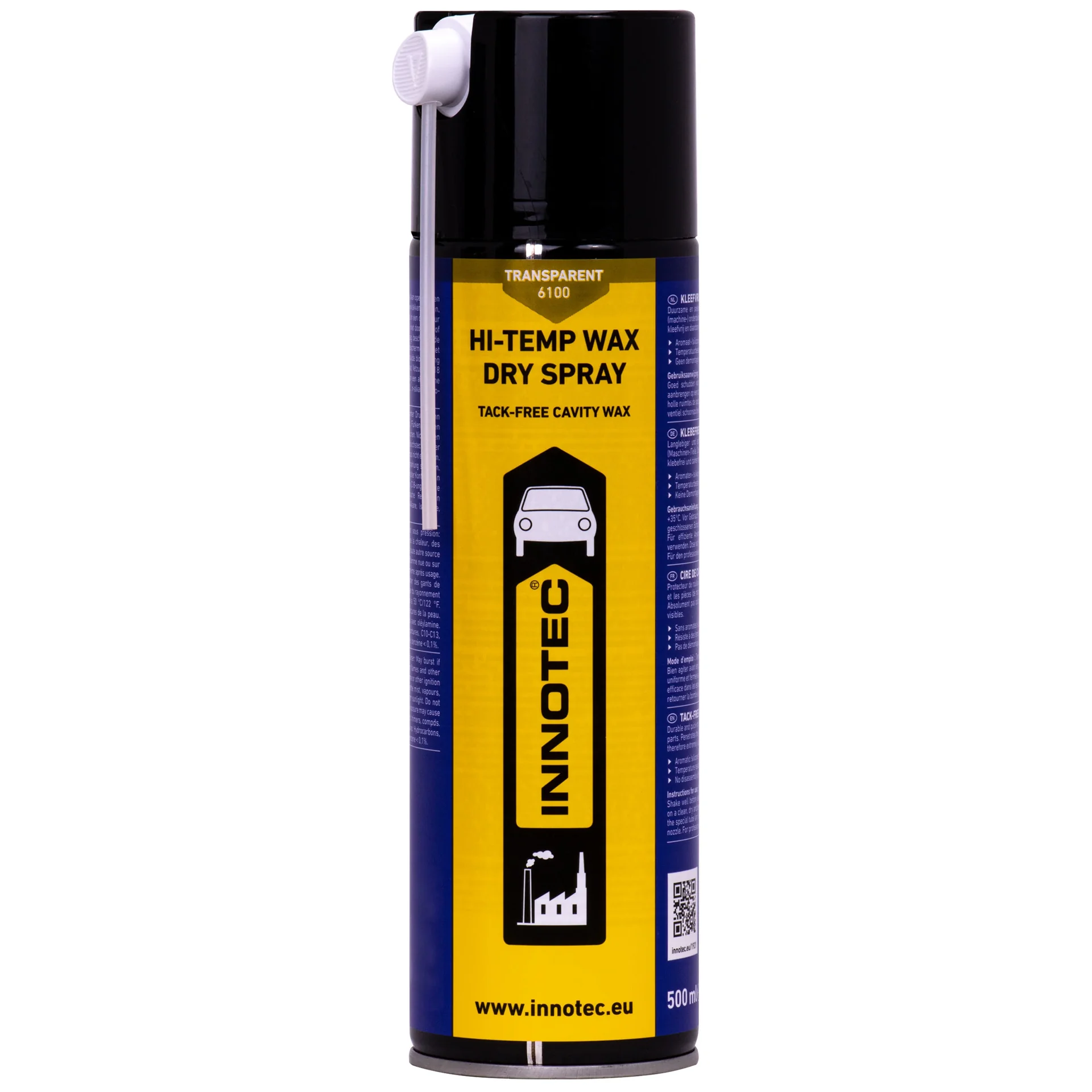 "Wosk wysokotemperaturowy spray, suchy spray woskujący, spray woskujący transparentny, 500ml image"