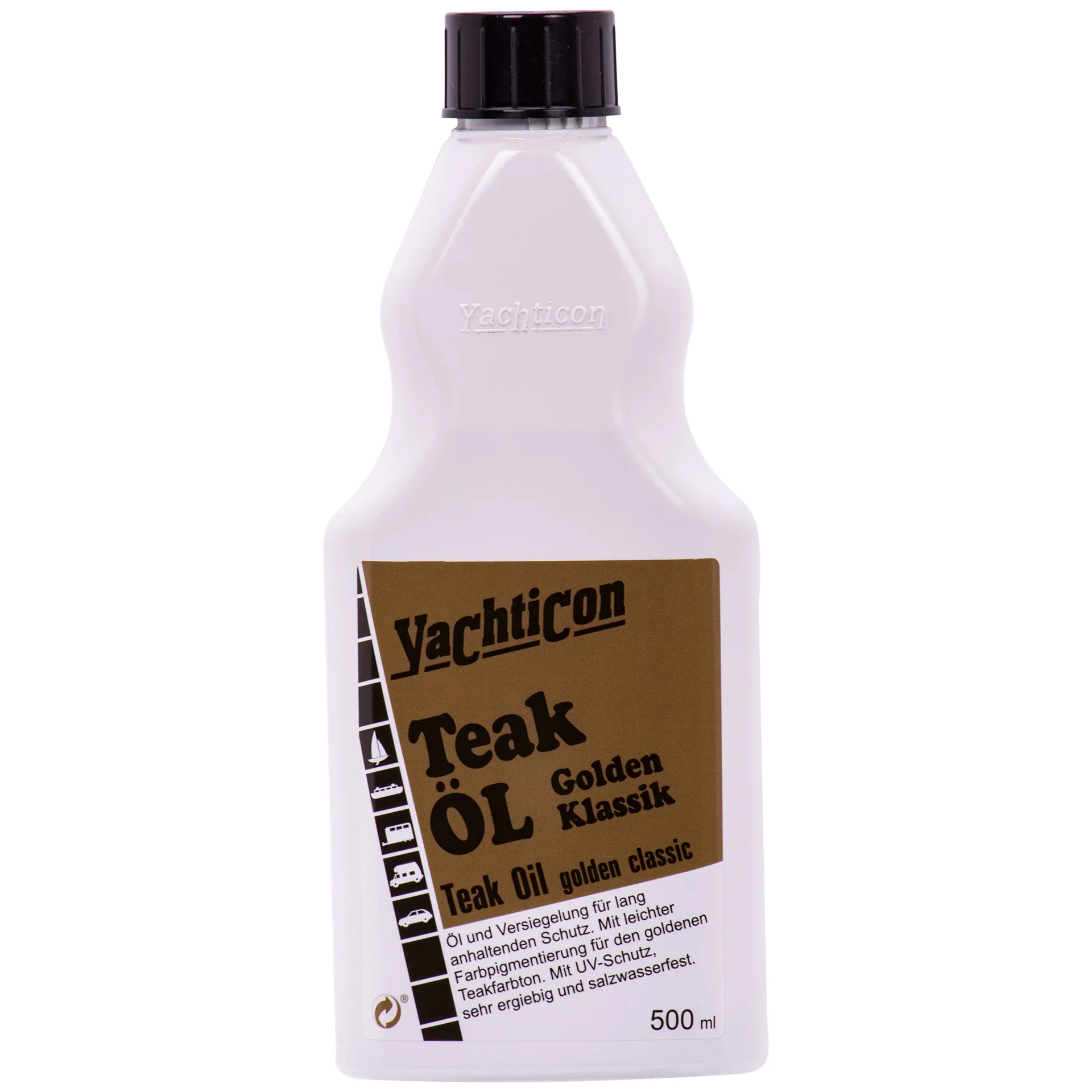 "Olej do teaku, YACHTICON Teak Öl Golden Classic 500ml, konserwacja teaku image"