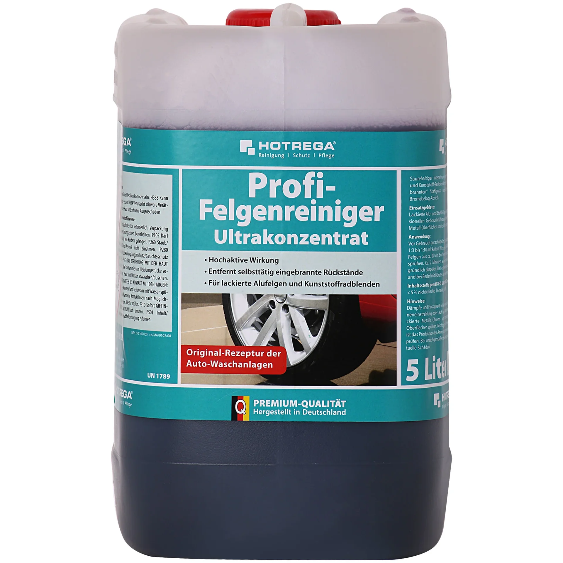 "Płyn do felg 5L, koncentrat do czyszczenia felg, profi środek image"